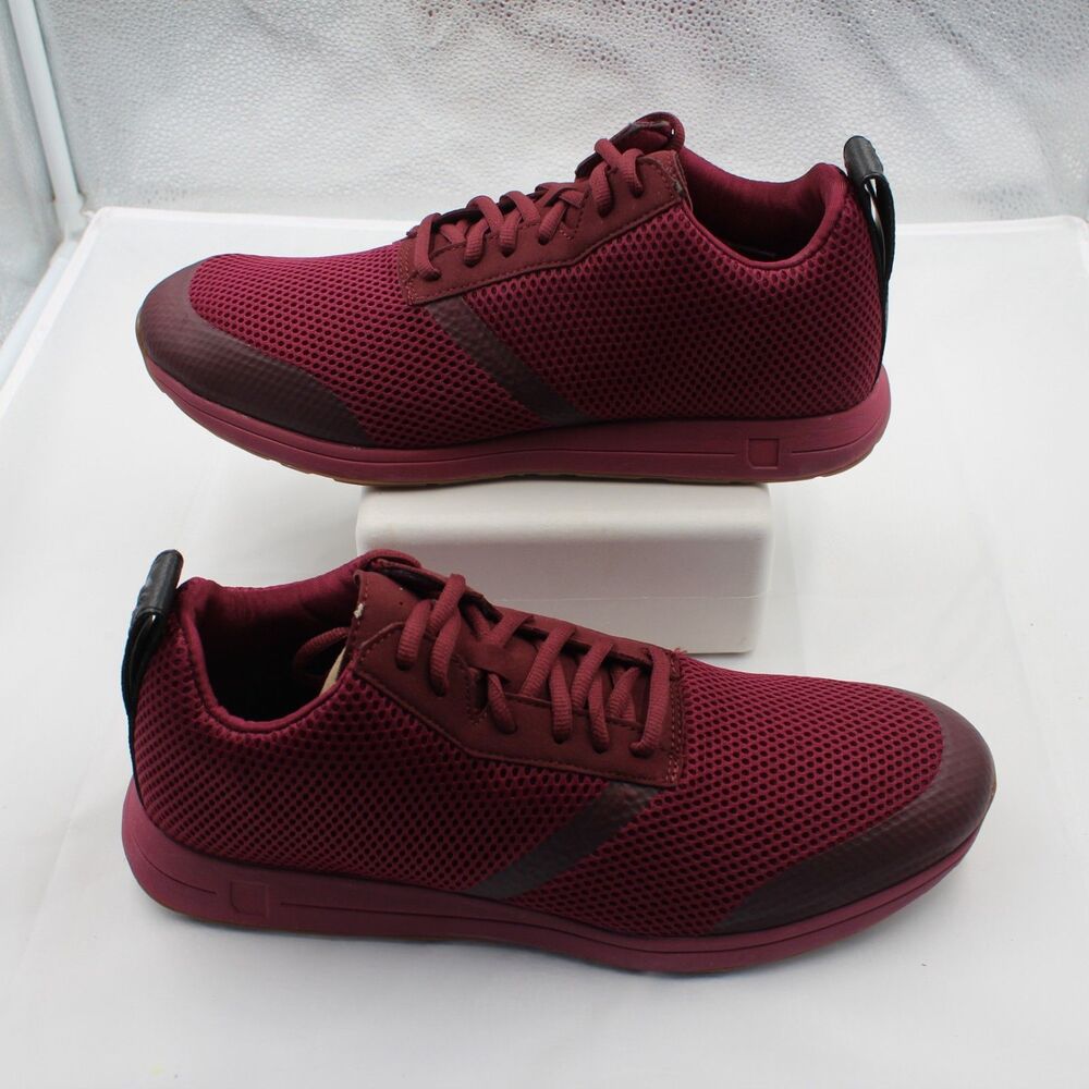 YORK Athletics The Henry Mid Trainer Wrath Maroon Burgundy Mens 11.5 NIB Sneaker